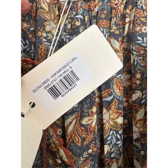 NWT Doen Delfina Organic Cotton Floral Maxi Dress Small - Picture 8 of 11